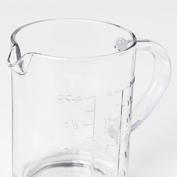 Hearth & Hand Magnolia 16oz (2cup) Embossed Glass Measuring Cup - Picture 10 of 10